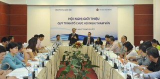 Hội nghị giới thiệu quy trình tổ chức Hội nghị tham vấn